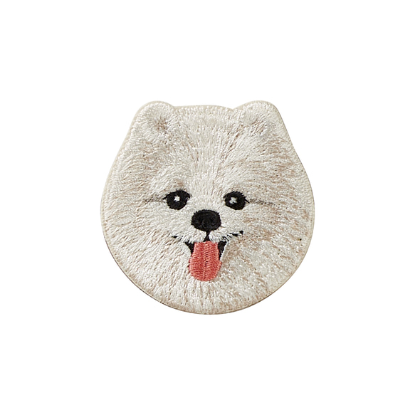 ポメラニアンワッペン　ポメラニアングッズ ステッカー ワッペン 刺繍 ポメラニアン dog ペットロス プレゼント