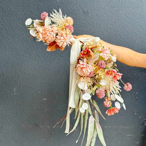 特大スワッグ ドライフラワー インテリア 壁掛け 楽天市場】秋 【 青 い ドライフラワー 壁掛け スワッグ 】 送料無料