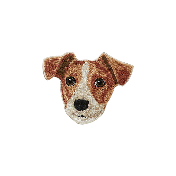 ステッカー ワッペン 刺繍 ジャックラッセル dog ペットロス