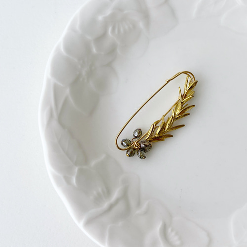 rosemary 】ローズマリーのストールピン/ブローチ/ヴィンテージ