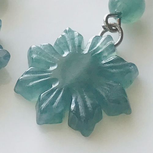 P95-001] ジェイド JADE ヒスイ 本翡翠 ピアス グアテマラ産