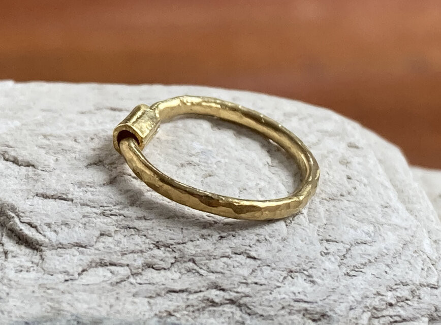 K様オーダーメイド　K24 Pure Gold Foop EarringsⅡ（１.6mm線径タイプ）◇片耳分～