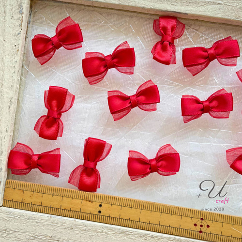 オーガンジーリボン♡ツイン♡大人かわいい オーガンジーリボン♡ツイン