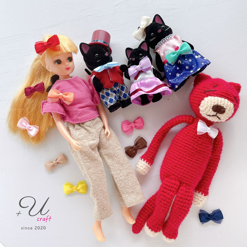 オーガンジーリボン♡ツイン♡大人かわいい オーガンジーリボンエシャルプ 3色 | tulle オンラインストア