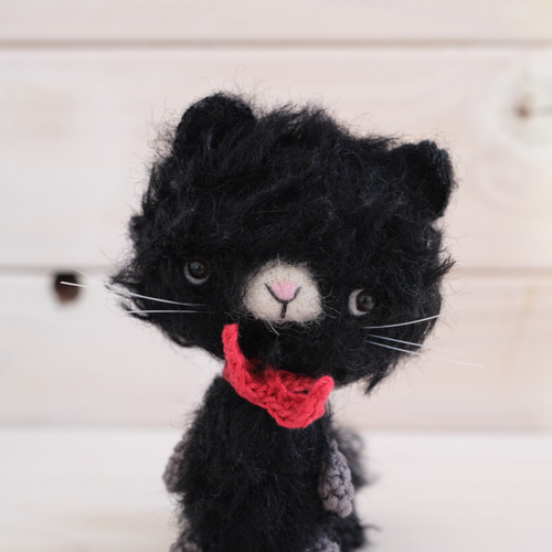 黒ねこさん 猫のぬいぐるみ テディベア ねこ teddy bear ぬいぐるみ