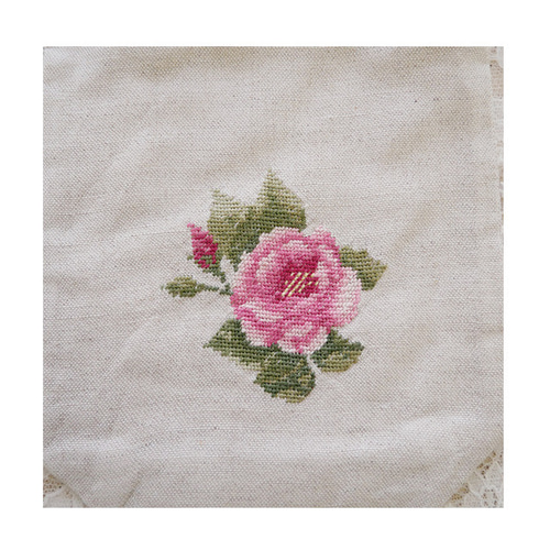 フランス 蚤の市 プチポアン 薔薇 ブロカント ケース