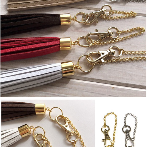 FAURE LE PAGE レザー タッセル バッグチャーム イエロー系 Our Bags | Fauré Le Page