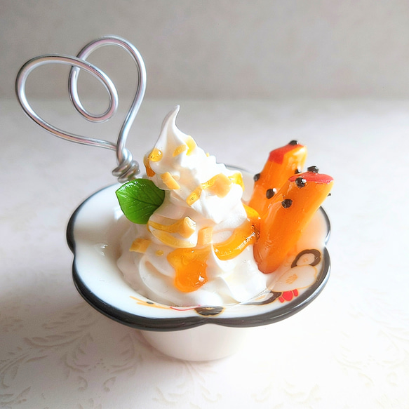 美味しく伝言！和菓子メモクリップ／大学芋ソフト メモスタンド