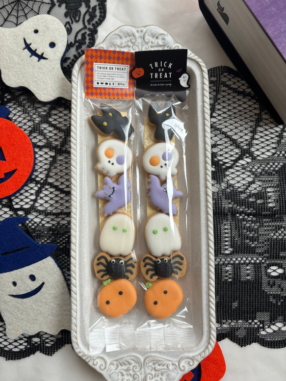 ハロウィンミニアイシングクッキーセット 1枚目の画像