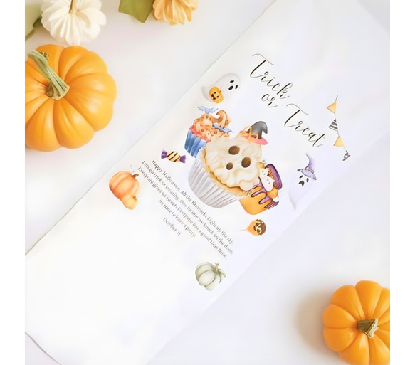 ハロウィン タペストリー️_スイーツおばけ / Halloween Tapestry 飾り