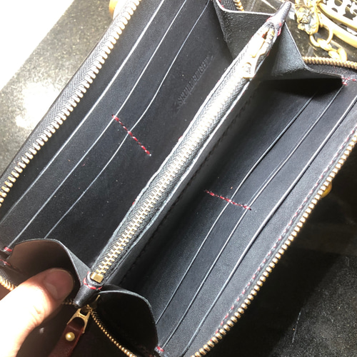 ラウンドジップウォレット イタリアンレザー 長財布 ロング ラウンドジップウォレット イタリアンレザー 長財布 ロング