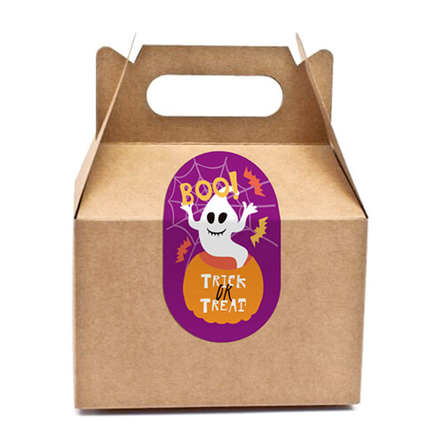 Q1187 10枚シート ラッピングシール ハロウィン印刷 Halloween ラベル