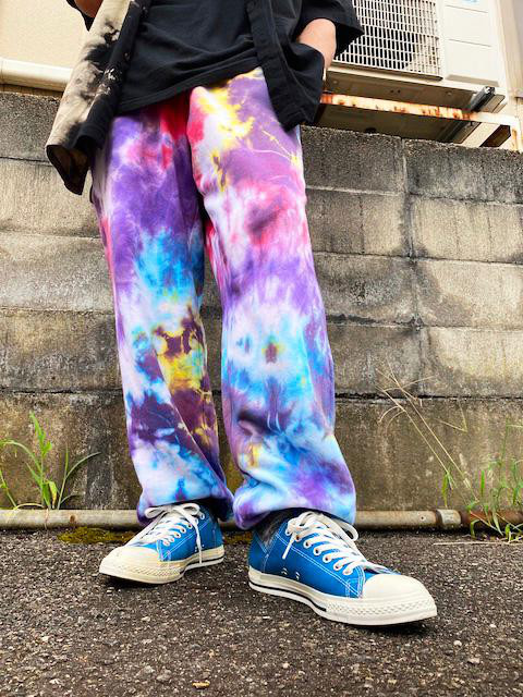タイダイ スウェットパンツ Lサイズ カラフル HD22-26