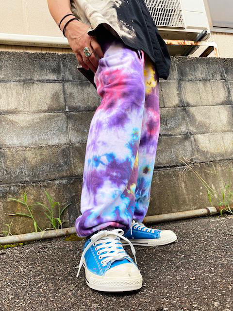 タイダイ スウェットパンツ Lサイズ カラフル HD22-26