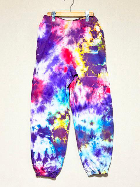 タイダイ スウェットパンツ Lサイズ カラフル HD22-26