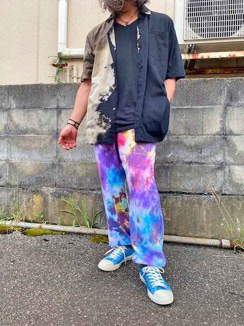 タイダイ スウェットパンツ Lサイズ カラフル HD22-26