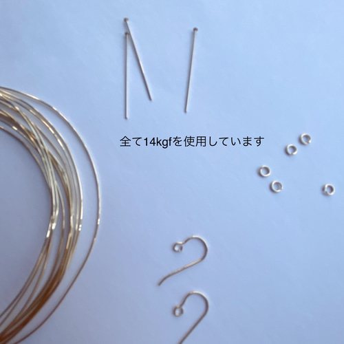 14kgf】ピカケのピアス/マザーオブパール✴︎ハワイのお花✴︎レイ