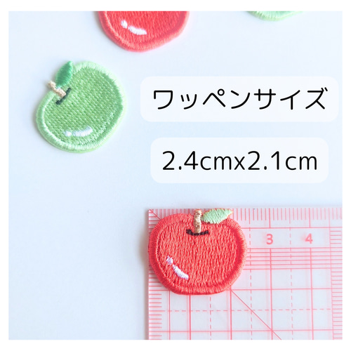 ピンクハウス 刺繍ワッペン リス りんご ピンクハウスりんごアップル
