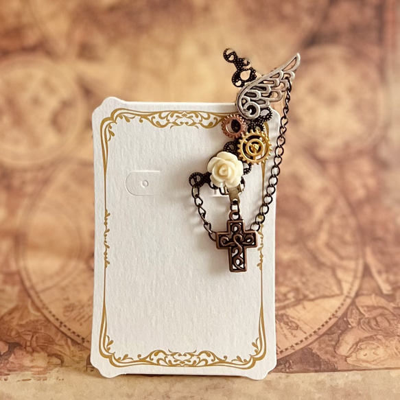 スチームパンクイヤリング左耳用(ER06) 2枚目の画像