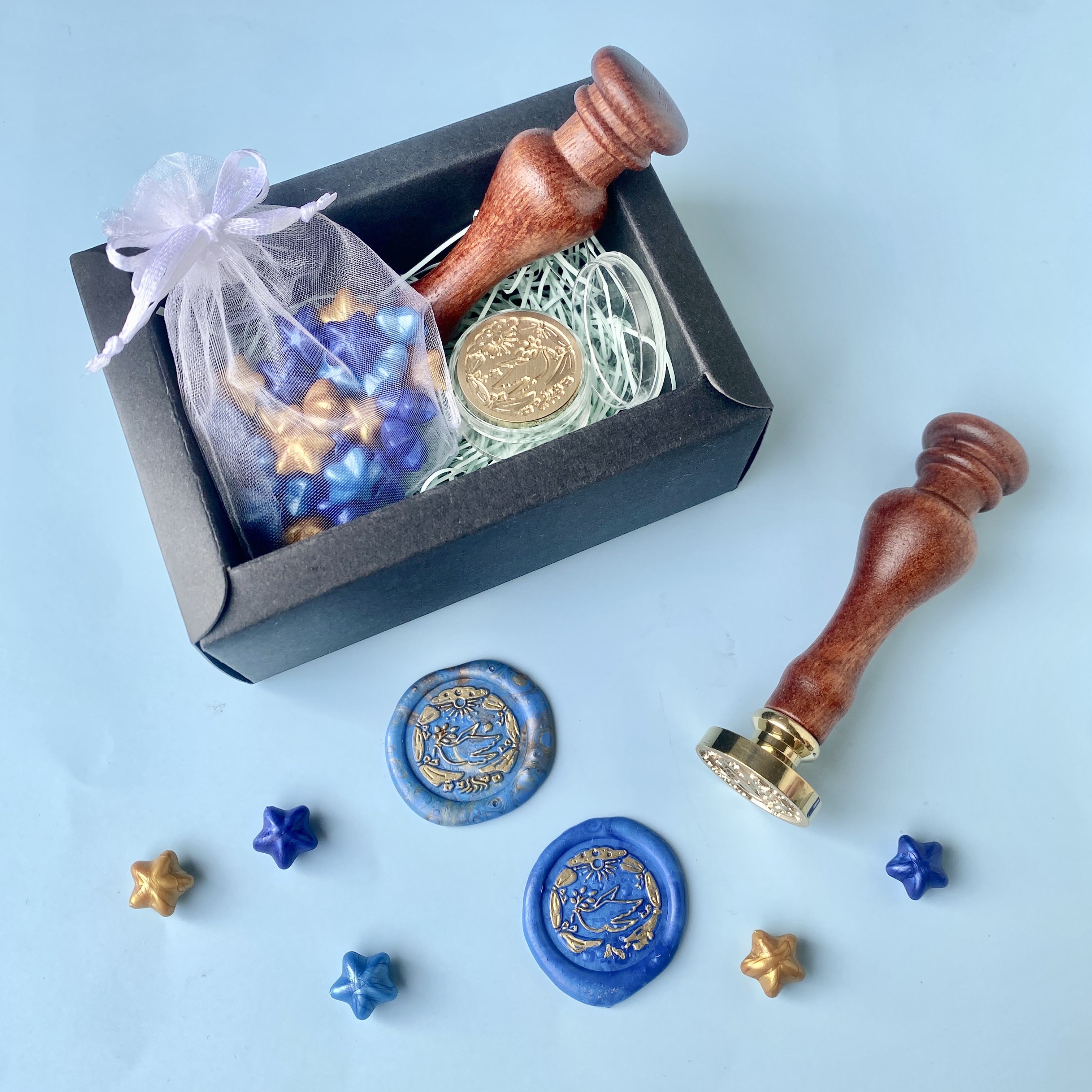 シーリングスタンプ3点セット〈あかときくたち〉