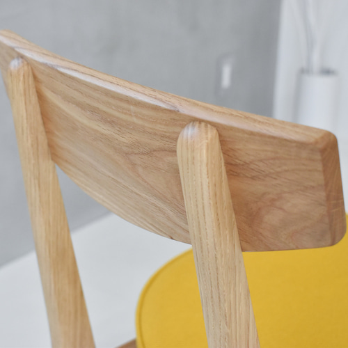 セール価格 木製椅子 【ダイニングチェアA.TYPE｜木背板 天然無垢ナラ