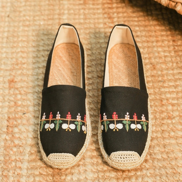 通勤 通学 仕事 ベーシック レディース 刺繍の靴 春 夏 秋 冬 フラットソール シンプル おしゃれ  きれいめ