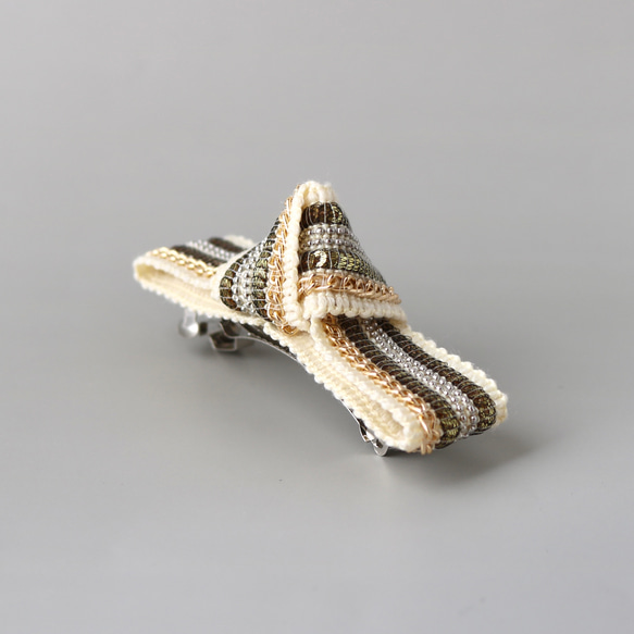 スパンコールリボンバレッタ 10枚目の画像