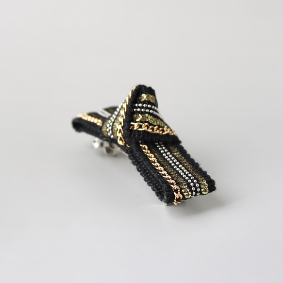 スパンコールリボンバレッタ 7枚目の画像