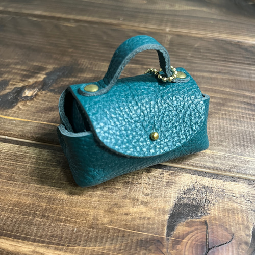 姫路レザー】バッグチャーム キーホルダー小物入れ その他ケース