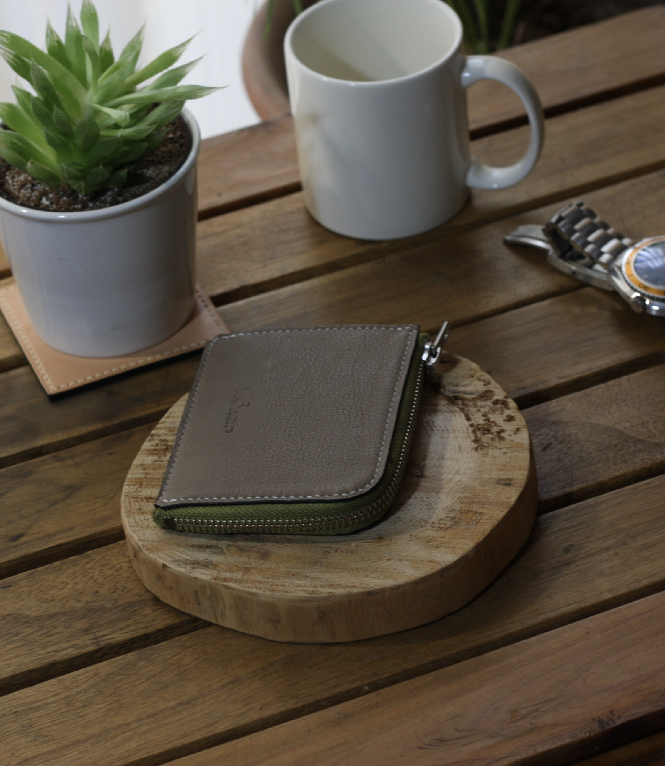 ショートL字ファスナーウォレット