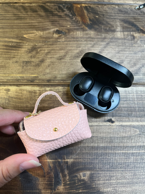 イタリアンレザー】バッグチャーム キーホルダー小物入れ その他ケース