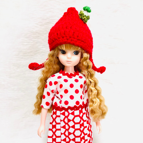 きのこ帽子2マスタード（リカちゃんプチブライスサイズ） その他人形