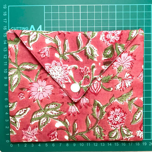 11月特別価格】 2H ꕥ インド綿 ブロックプリント ブック ケース