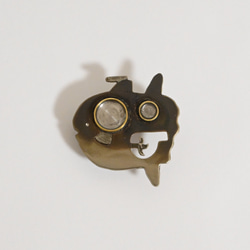 マンボウ潜水艦メガブローチ 1枚目の画像