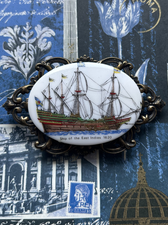 昭和レトロ】【希少】ビーズのれん 青い花 デザイン