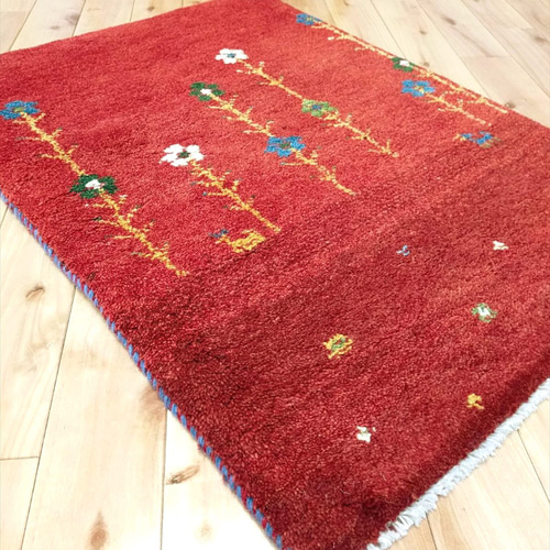Creema限定超目玉品】ペルシャ ギャッベ 玄関マット 86x60cm