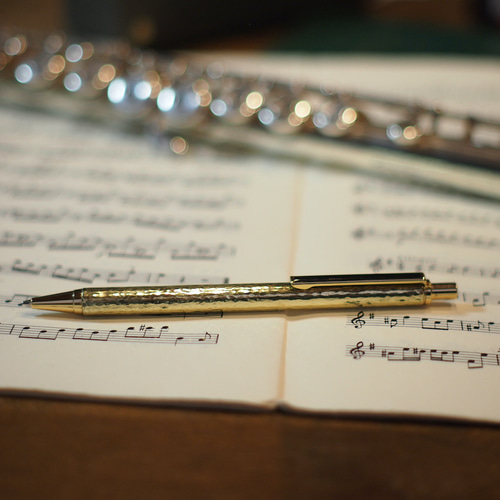 真鍮製シャープペン ペン・筆記用具 金文具 通販 18203348｜Creema