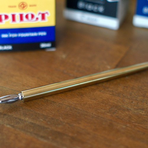 真鍮製DipPen（つけペン軸） ペン・筆記用具 金文具 通販 18203377