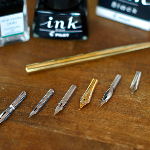 mart インクマスカラ つけペン 真鍮軸 日本製 mart インクマスカラ