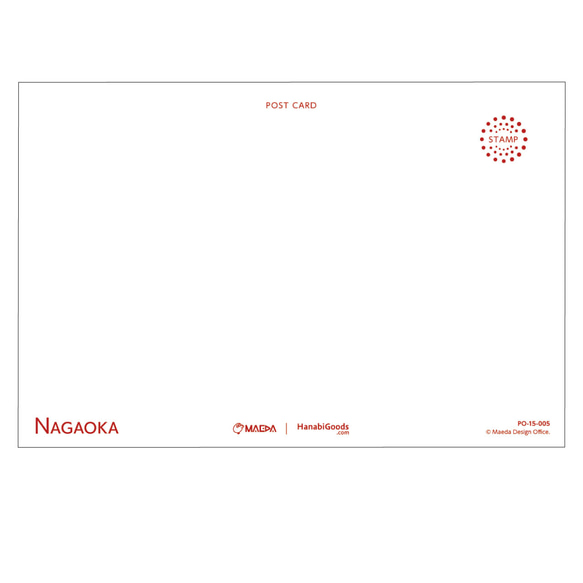 「長岡」日本各地の花火ポストカード PO-15-005 3枚目の画像