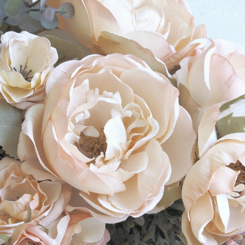 Antique Rose Swag アートフラワー FLOWER STUDIO J. 通販 18203926