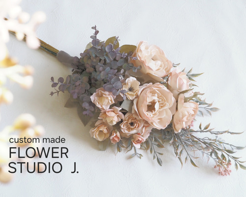 Antique Rose Swag アートフラワー FLOWER STUDIO J. 通販 18203926