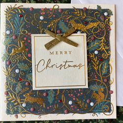 再入荷！大人のクリスマスカード！イギリス『デコパージュ加工