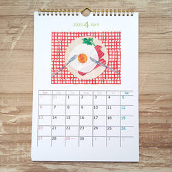 マスキングテープアート カレンダー 2025 7枚目の画像