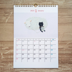 マスキングテープアート カレンダー 2025 4枚目の画像