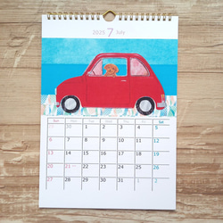 マスキングテープアート カレンダー 2025 1枚目の画像