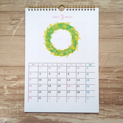 マスキングテープアート カレンダー 2025 6枚目の画像