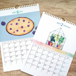 マスキングテープアート カレンダー 2025 17枚目の画像