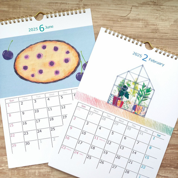 マスキングテープアート カレンダー 2025 17枚目の画像