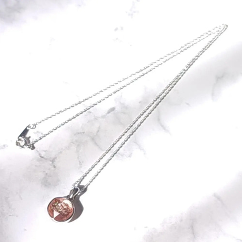 ◇鑑別書付き◇未来への変革◇ギベオン隕石◇ピンク◇シルバー925  